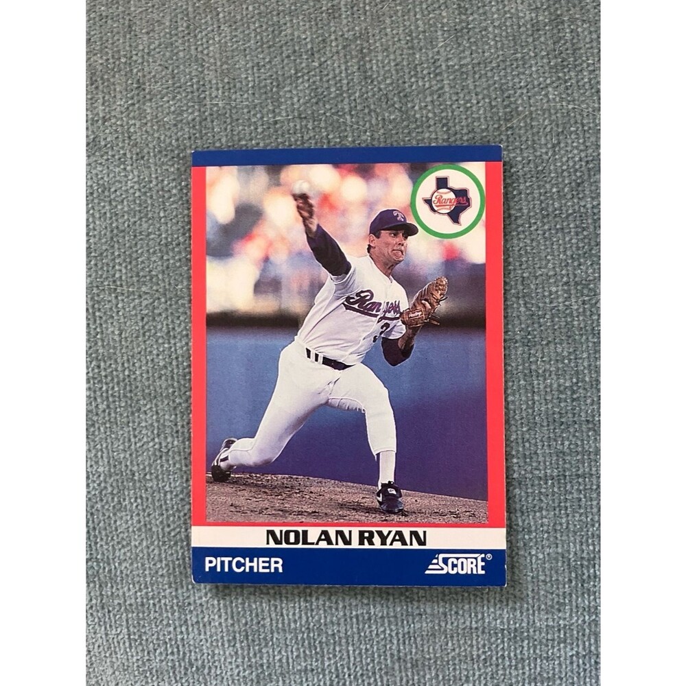 1991 Score Texas Rangers Baseball Card Trading Card